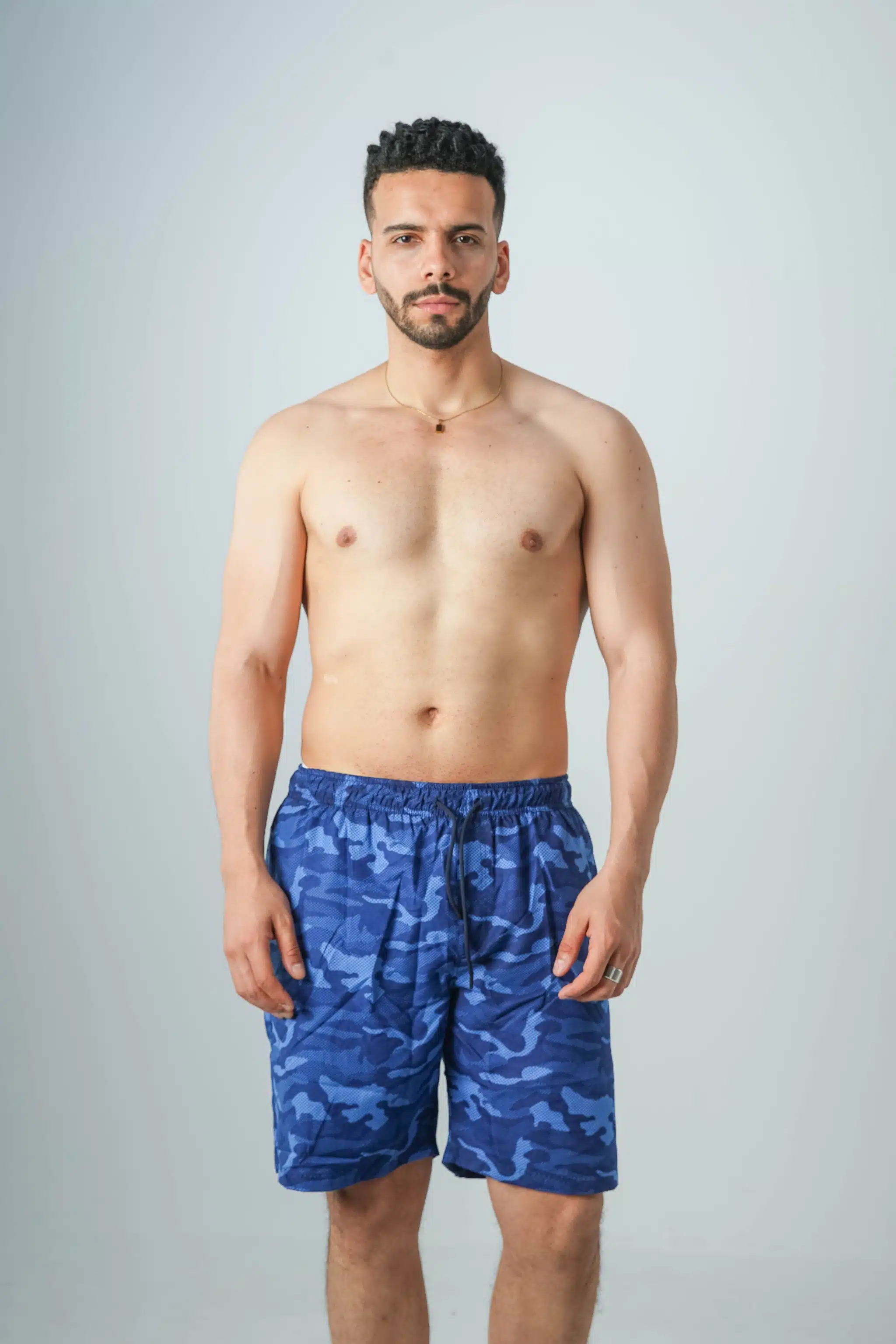 Navy blue swimsuit