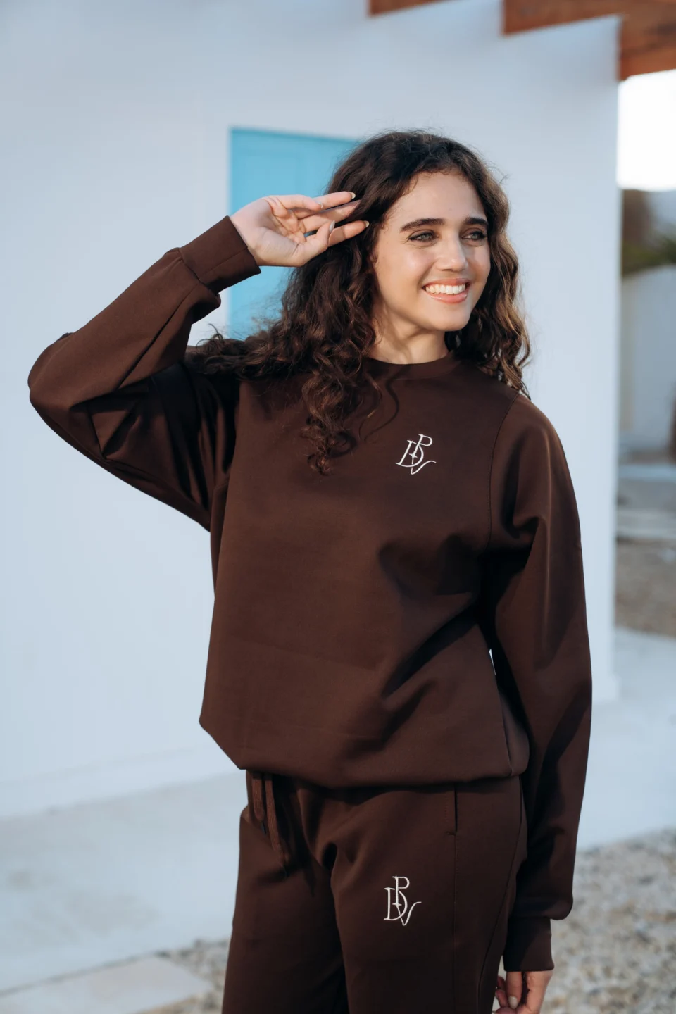 Sweatshirt — Mocha — Plein de Vie