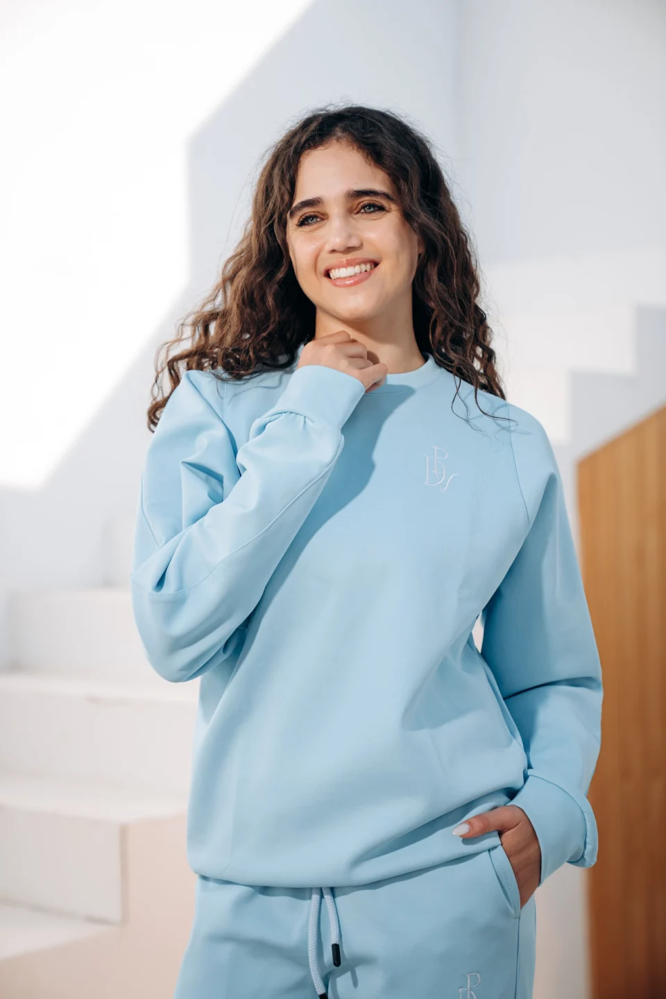 Sweatshirt — Baby Blue — Plein de Vie